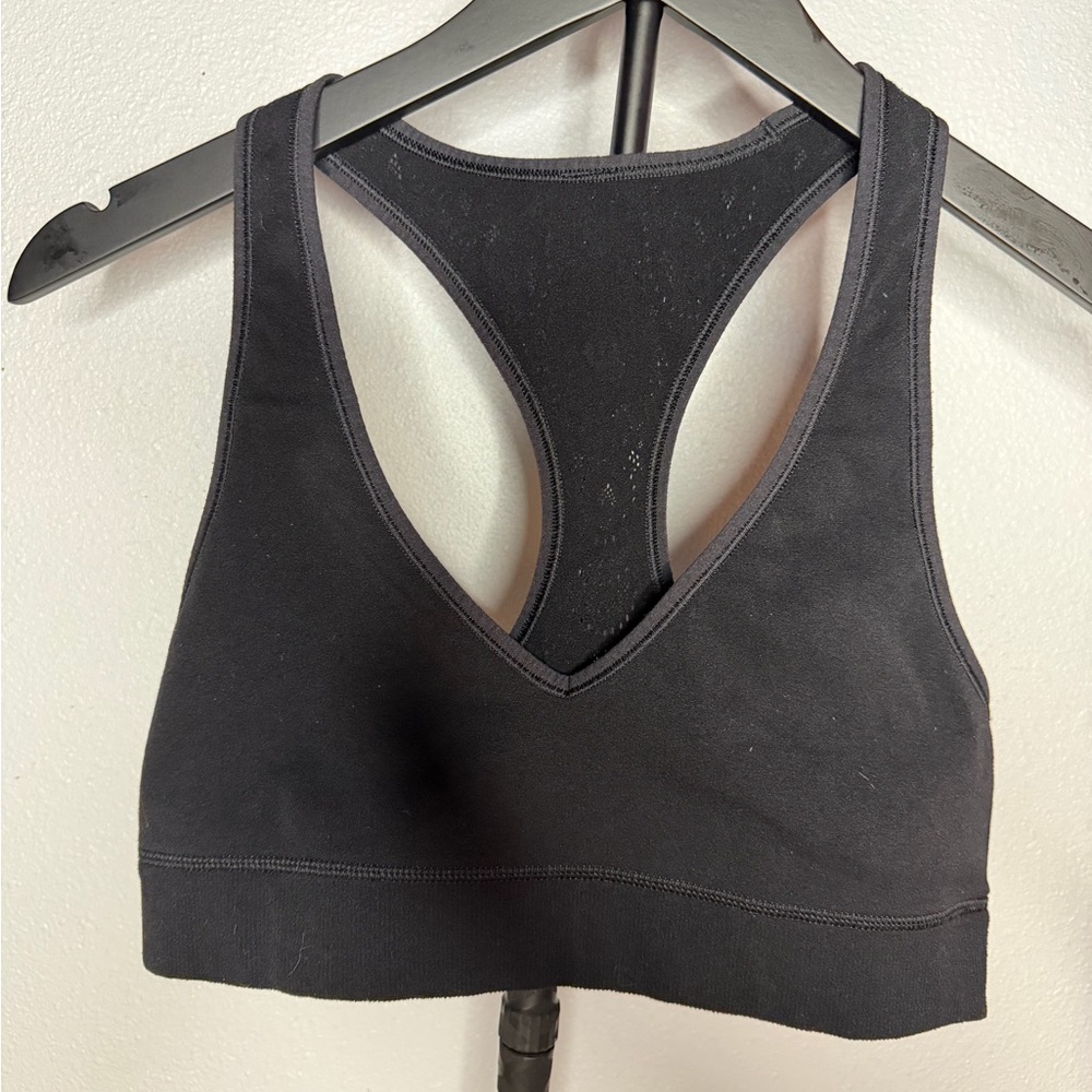 Lululemon Athletica Black Lace Racerback Sports Bra